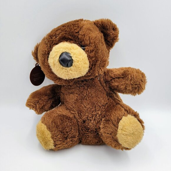 Vintage Cuddle Wit Teddy Bear Brown 1989 Stuffed Animal Plush Toy Read - Picture 2 of 12